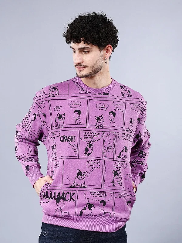 Men Print Sweatshirt