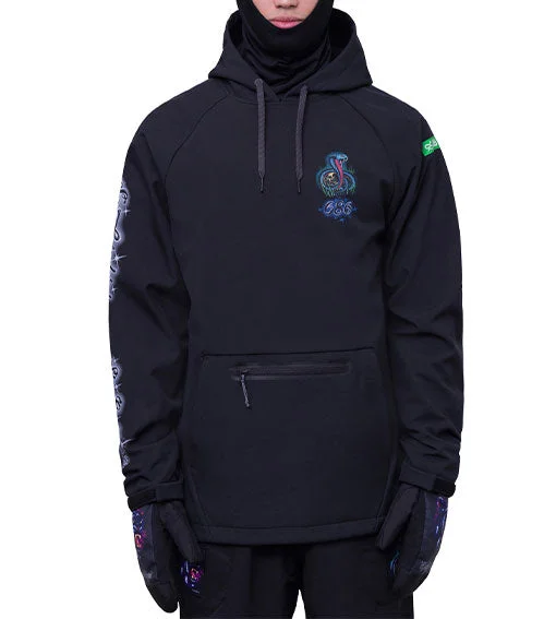 686 Men's Waterproof Hoody Samborghini Black 2024