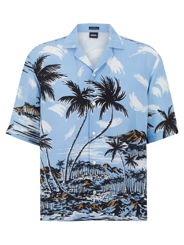 7945639-lars-regular-fit-shirt-hawaiian-print-bla