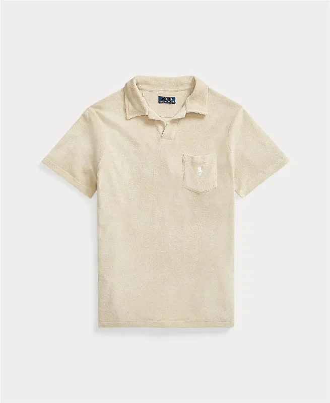 TERRY POLO SHIRT PIQUE Beige