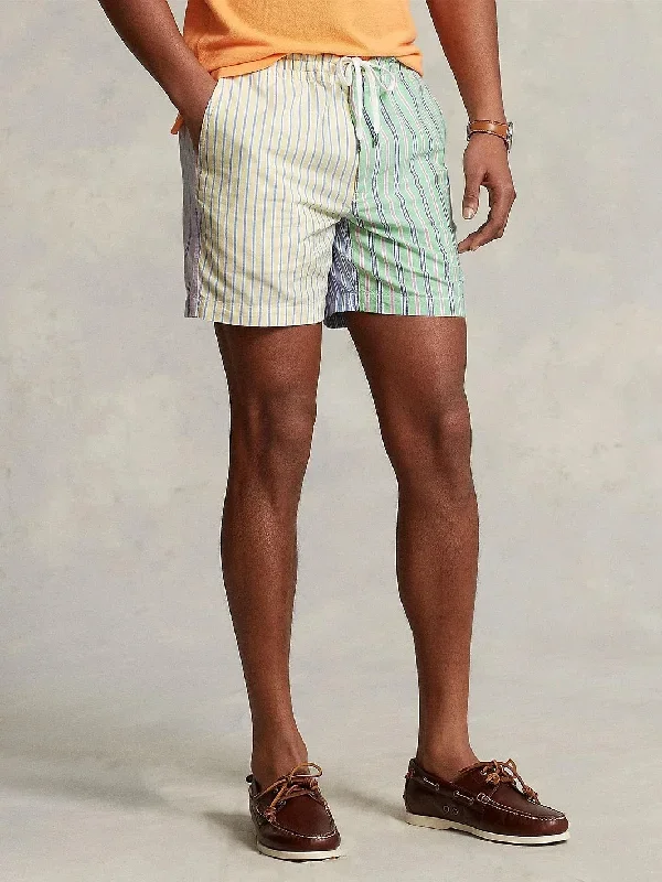 PREPSTER STRIPE OXFORD SHORTS Assortert