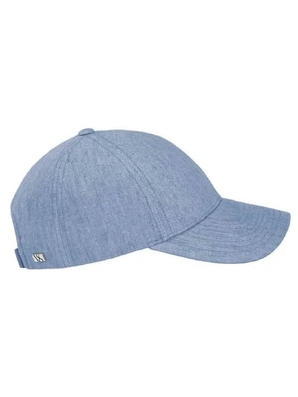 AZURE LINEN CAPS Blå