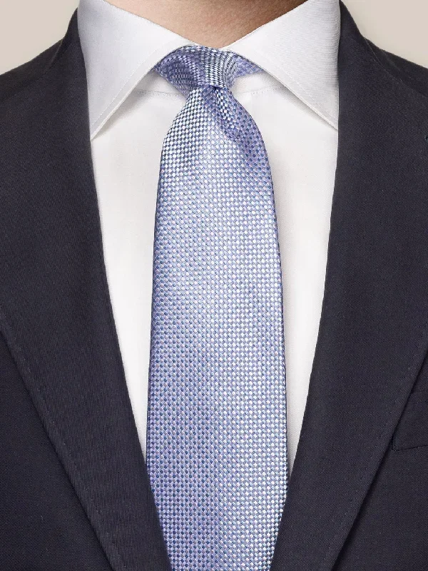 SEMI SOLID SILK TIE Lilla