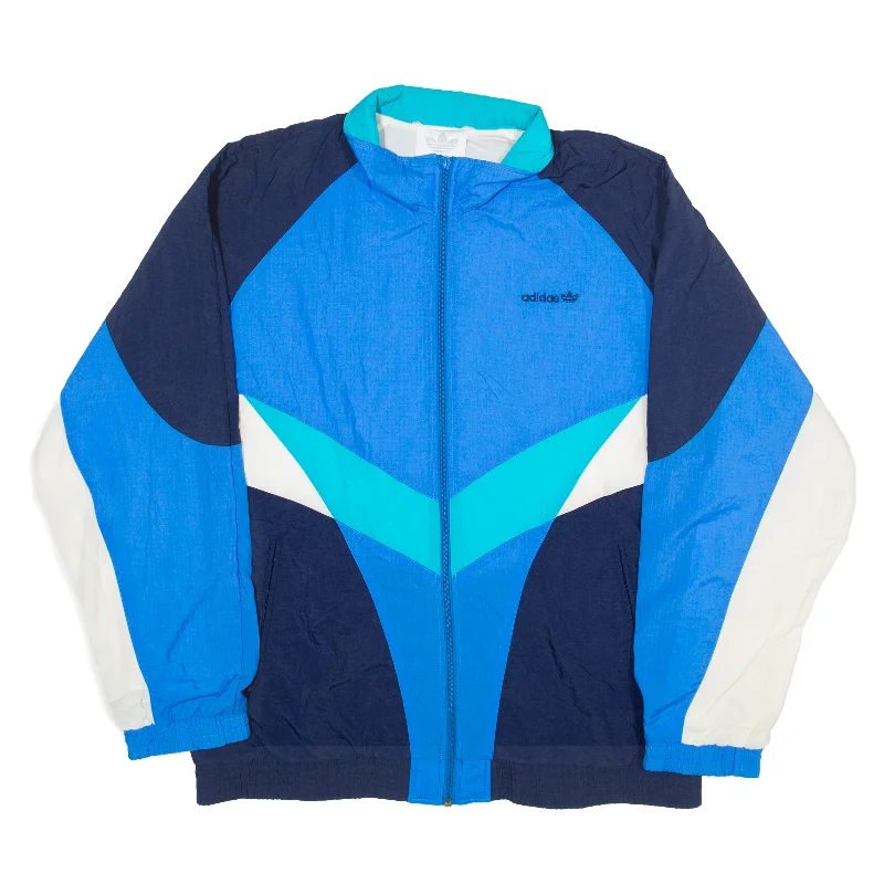 ADIDAS Mens Shell Jacket Blue M