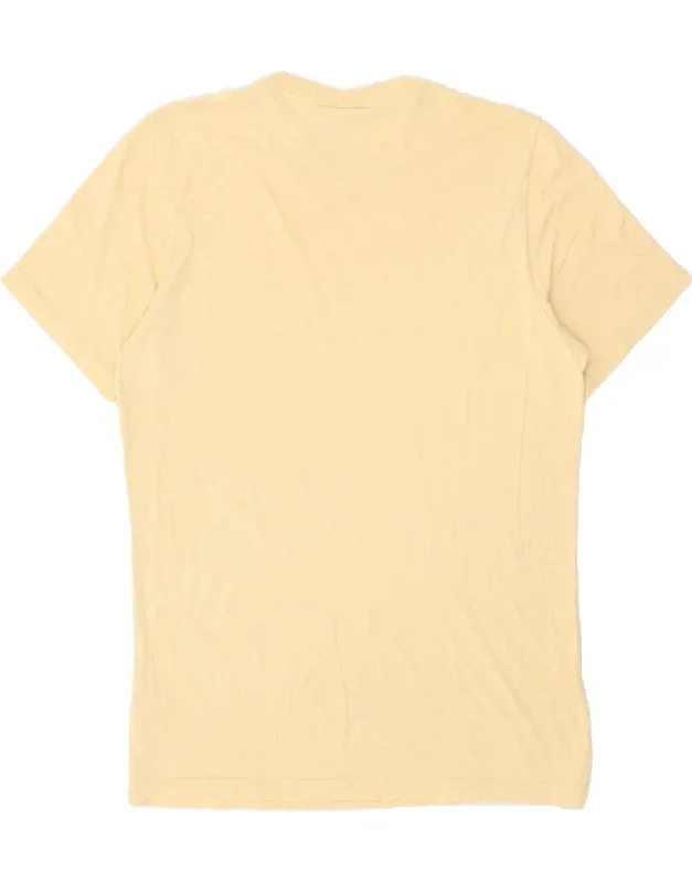 adidas-mens-t-shirt-top-large-yellow-cotton-1