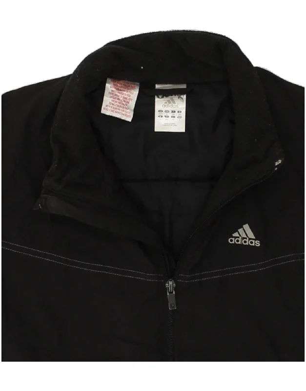 adidas-mens-windbreaker-jacket-uk-32-34-xs-black-polyester