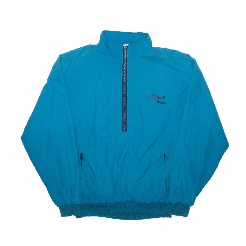 AIRWAY BREEZE 90s Blue Regular Shell Jacket Mens M