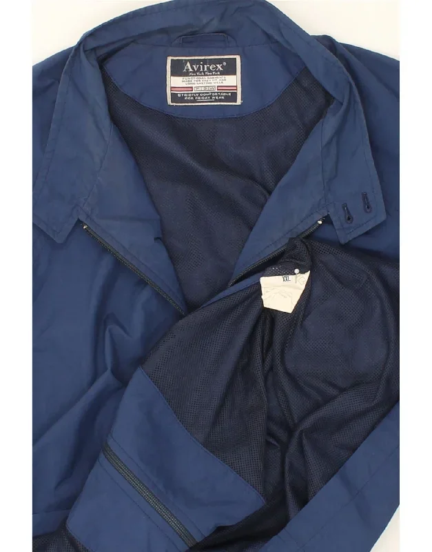 avirex-mens-bomber-jacket-uk-44-2xl-navy-blue-polyester