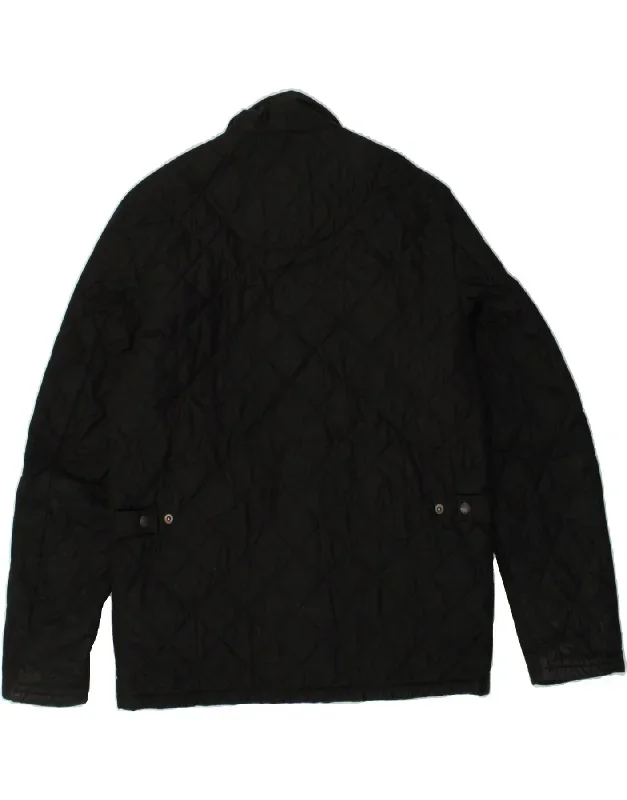 barbour-mens-quilted-jacket-uk-36-small-black-polyester-1