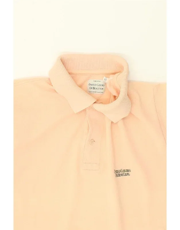 benetton-mens-polo-shirt-small-orange