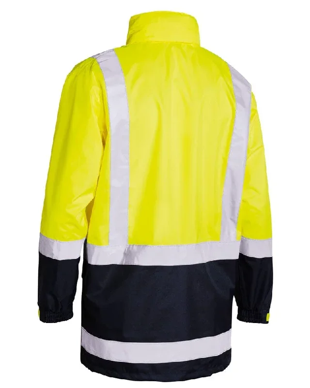 bisley-taped-hi-vis-rain-shell-jacket-yellow-navy