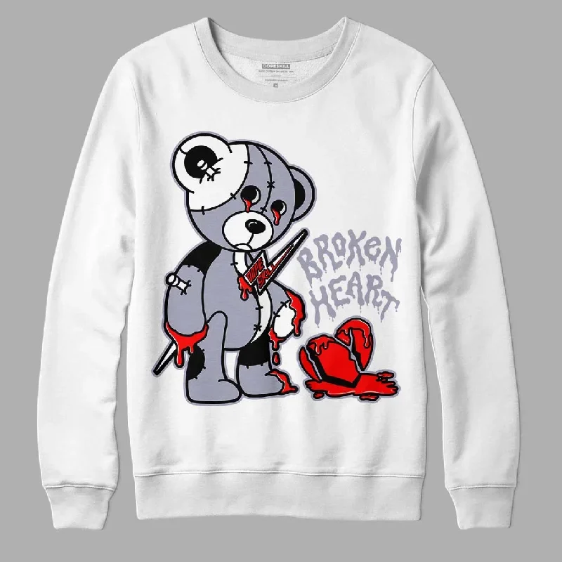 Black Flint 13s DopeSkill Sweatshirt Broken Heart Graphic