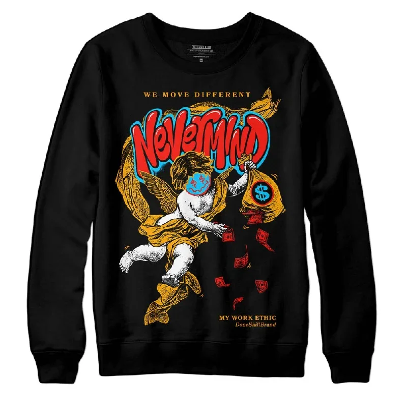 Black Taxi 12s DopeSkill Sweatshirt Nevermind Graphic