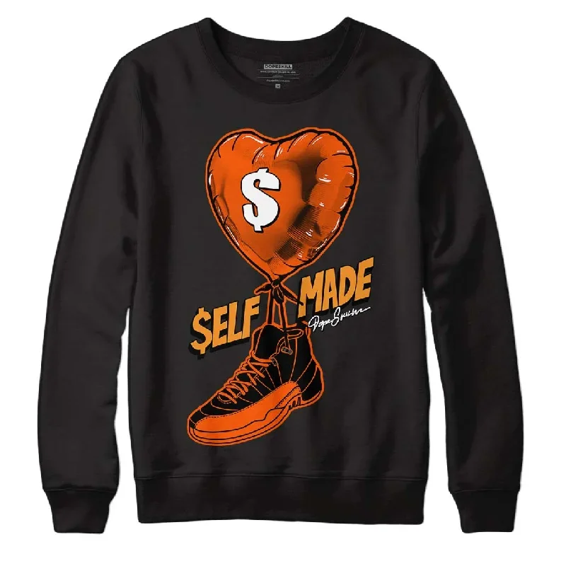 Brilliant Orange 12s DopeSkill Sweatshirt Self Made Graphic