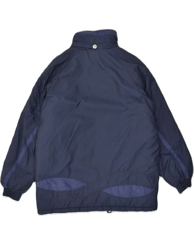 brugi-mens-windbreaker-jacket-uk-42-xl-navy-blue-colourblock-polyester-1