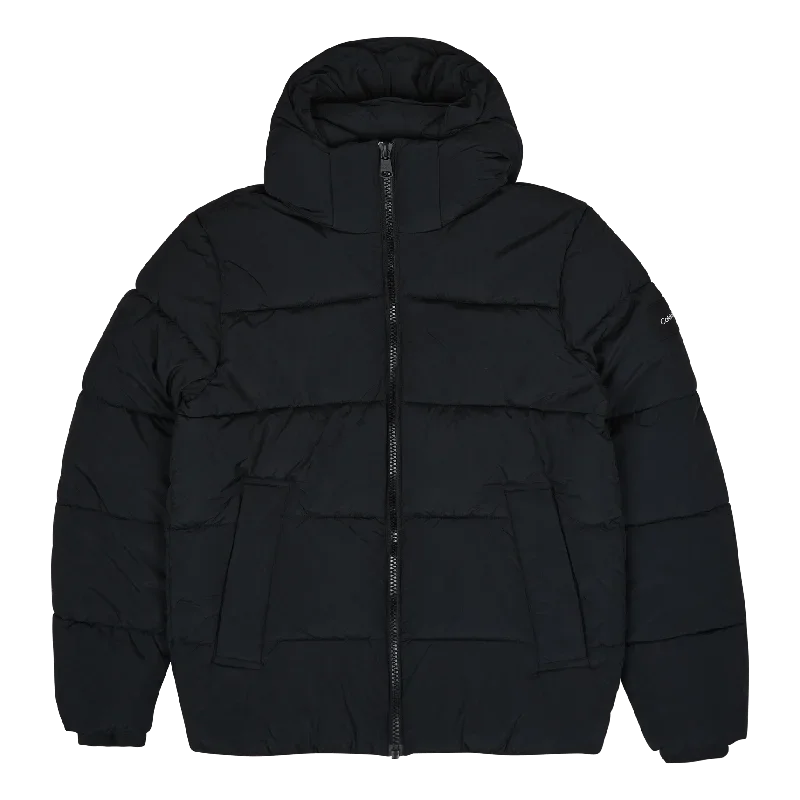 Crinkle Nylon Puffer Jacket Beh