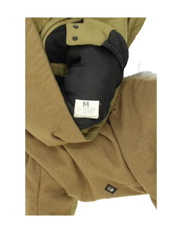 cape-horn-mens-hooded-windbreaker-coat-uk-38-medium-khaki-wool