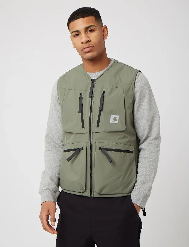 Carhartt-WIP Hurst Vest (Mechanical Stretch Ripstop) - Dollar Green