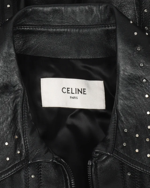 celine-studded-leather-jacket