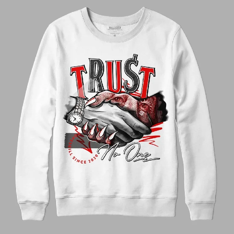 Dunk Low Cherry Samples DopeSkill Sweatshirt Trust No One Graphic