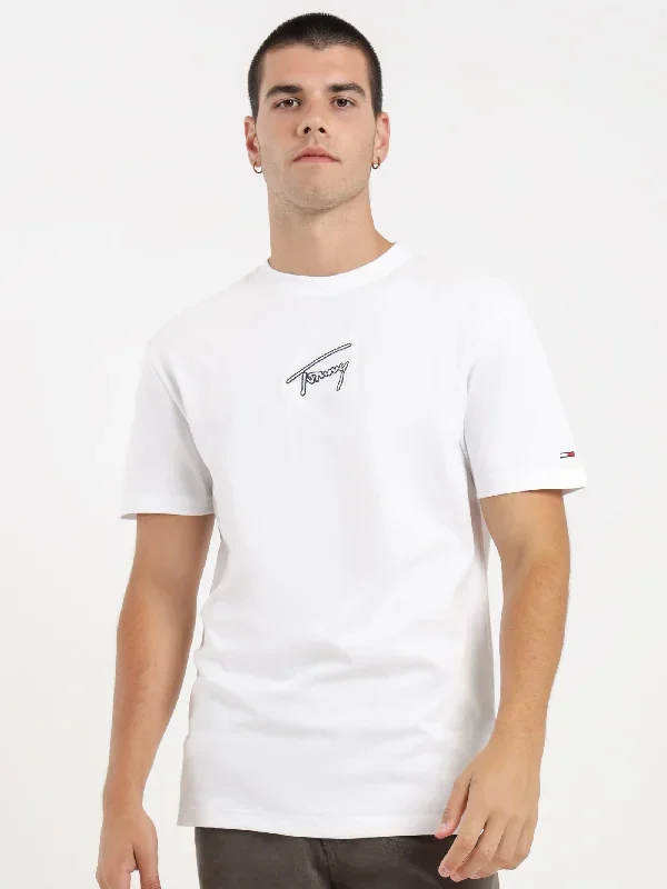 Classic Signature Logo T-Shirt in White