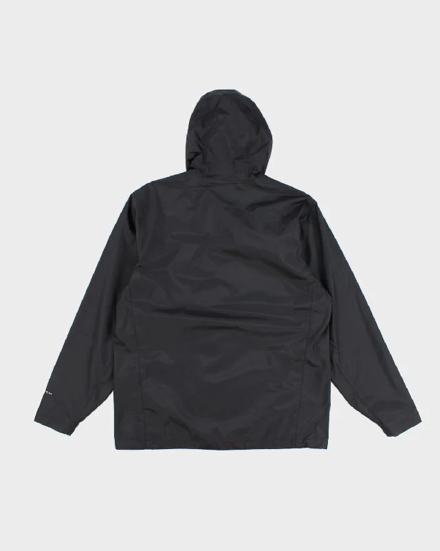 columbia-black-omni-tech-rain-jacket-m