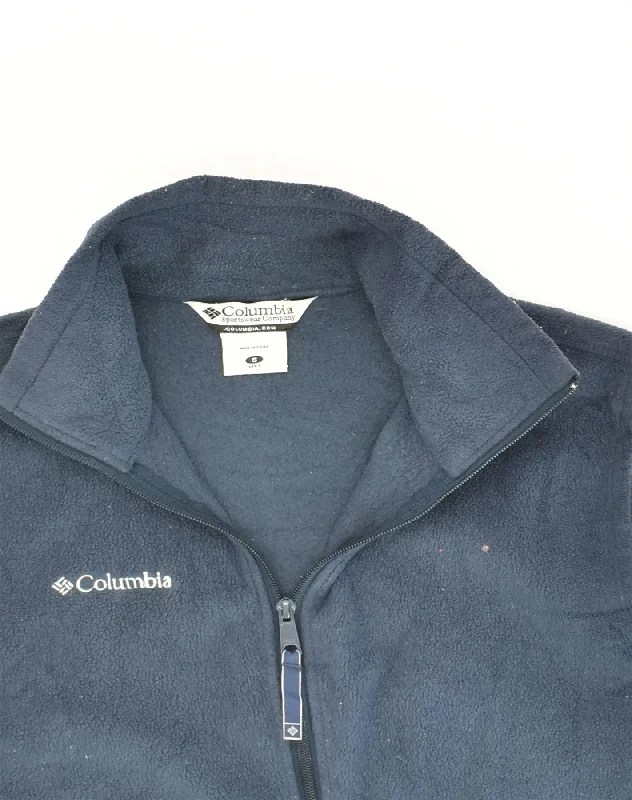 columbia-mens-fleece-gilet-uk-36-small-navy-blue-polyester