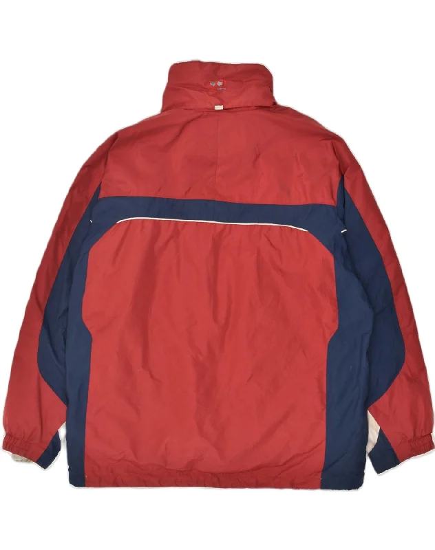 columbia-mens-tall-windbreaker-jacket-uk-42-xl-red-colourblock-cotton