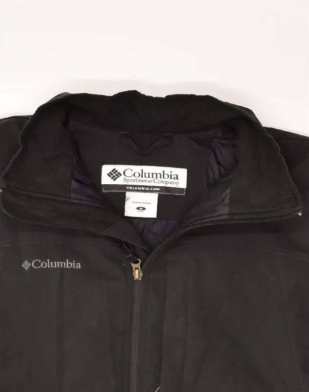 columbia-mens-windbreaker-jacket-uk-38-medium-black-polyester