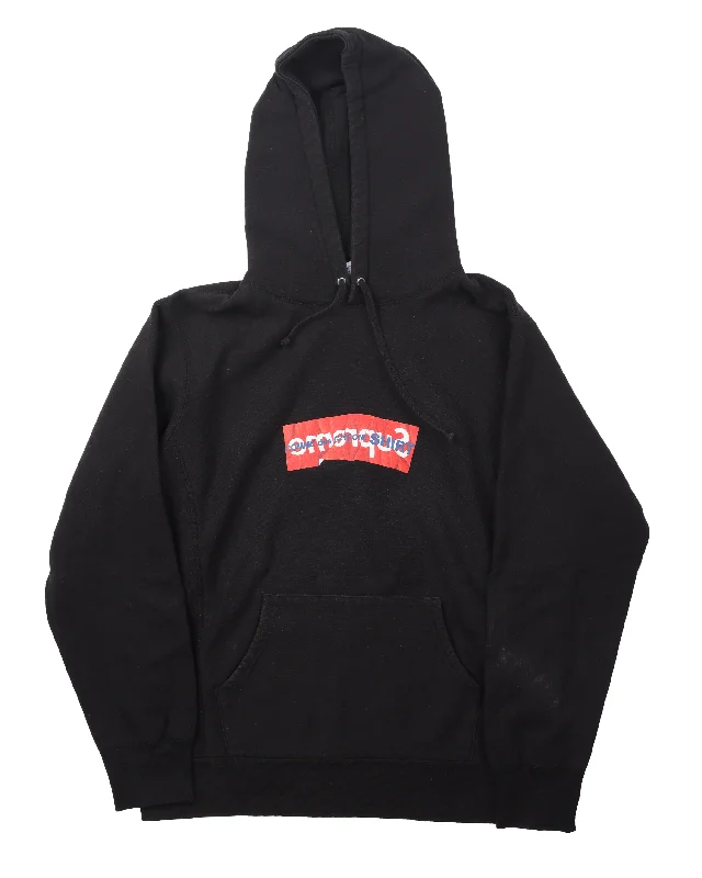 Comme Des Garcons Box Logo Hoodie