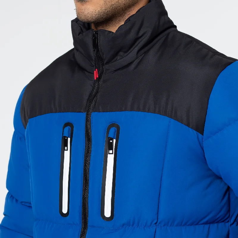 contrast-zipped-funnel-neck-puffer-jacket-cobalt-blue