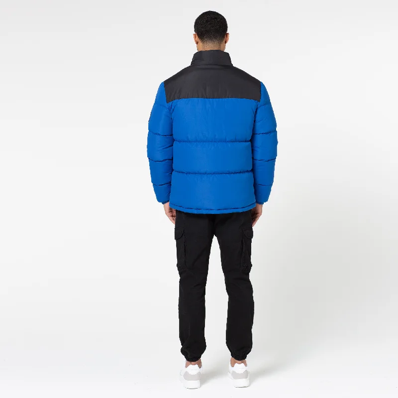 contrast-zipped-funnel-neck-puffer-jacket-cobalt-blue