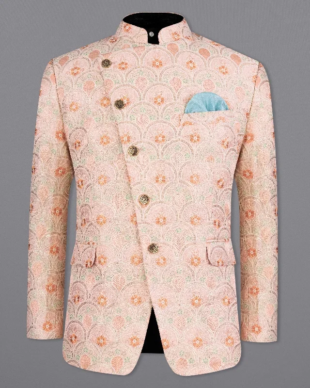 cosmos-light-pink-with-tangerina-orange-cross-buttoned-cotton-thread-heavy-embroidered-bandhgala-designer-blazer-aw