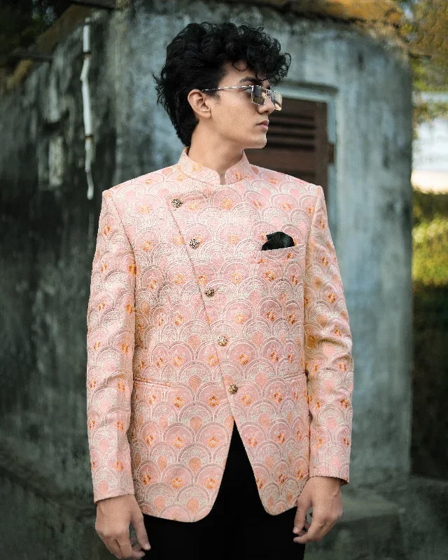 cosmos-light-pink-with-tangerina-orange-cross-buttoned-cotton-thread-heavy-embroidered-bandhgala-designer-blazer-aw