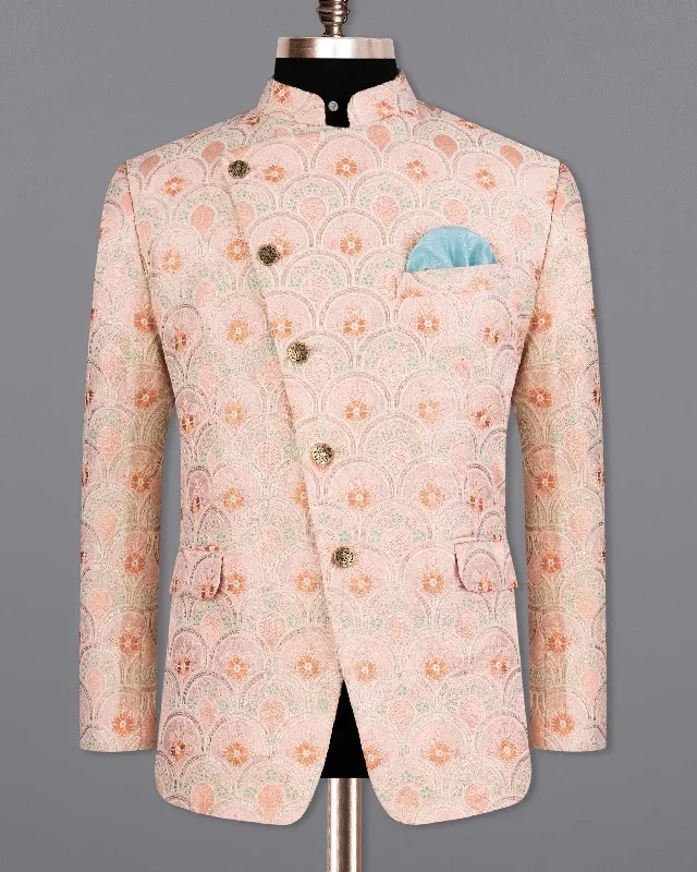 cosmos-light-pink-with-tangerina-orange-cross-buttoned-cotton-thread-heavy-embroidered-bandhgala-designer-blazer-aw