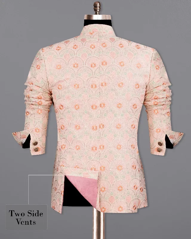 cosmos-light-pink-with-tangerina-orange-cross-buttoned-cotton-thread-heavy-embroidered-bandhgala-designer-blazer-aw