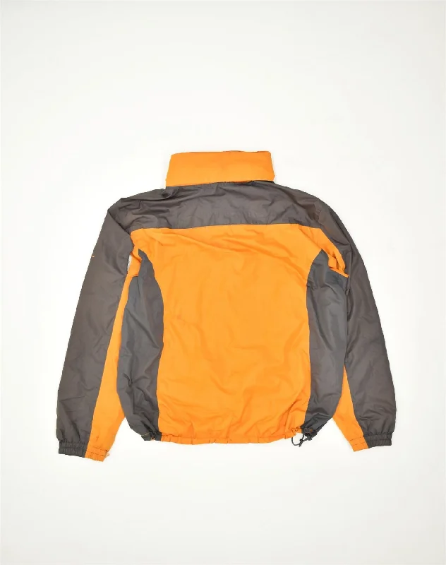 crivit-mens-windbreaker-jacket-uk-38-medium-orange-colourblock-polyester