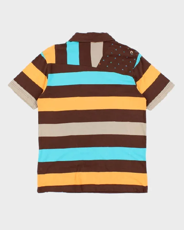 deadstock-mens-brown-striped-rip-curl-shirt-m