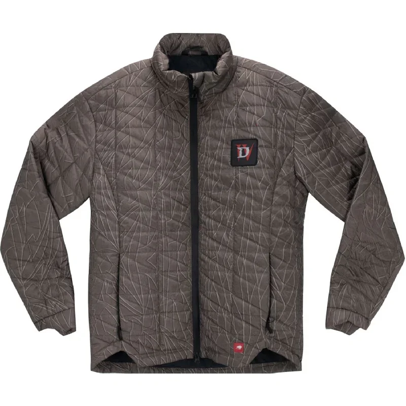 Diablo IV Icon Grey Zip-Up Jacket