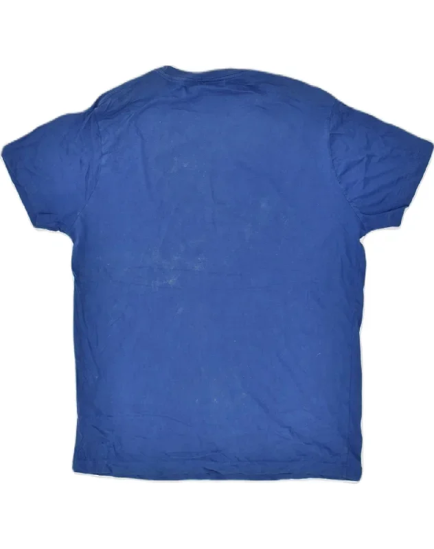 diesel-mens-graphic-t-shirt-top-large-blue-cotton