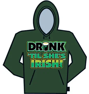 Drink Till Shes Irish St. Patricks Day Hoodie