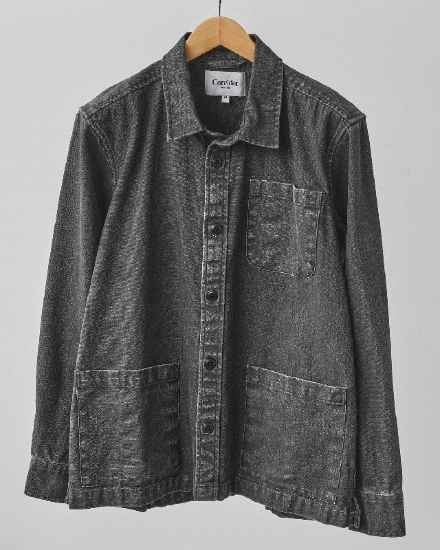 Duck Dye Overshirt - Black