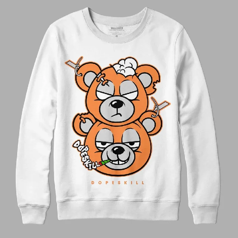 Dunk Low Peach Cream (W) DopeSkill Sweatshirt New Double Bear Graphic