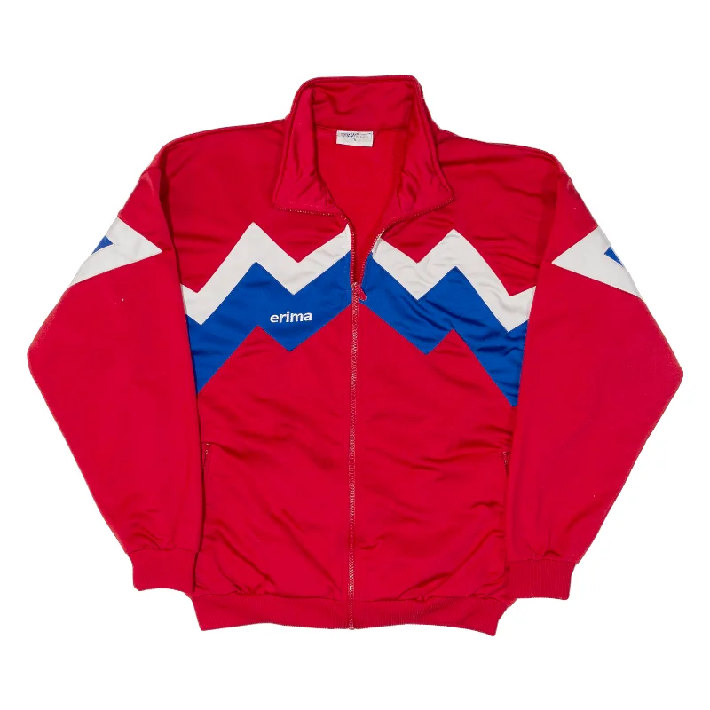 ERIMA Mens Shell Jacket Red Colourblock L