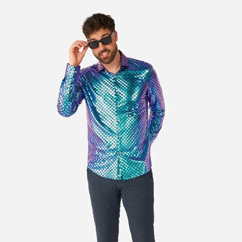 Fancy Fish Scale Long Sleeve Shirt