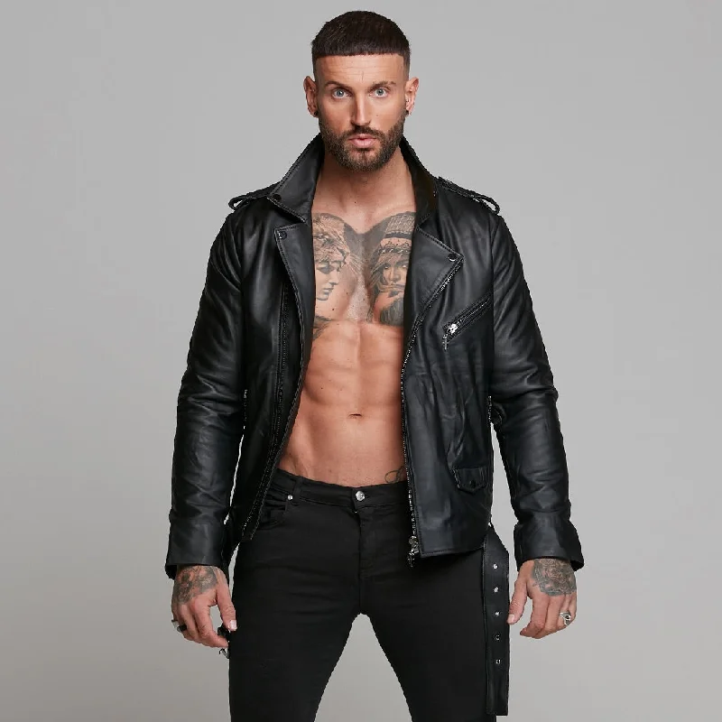 father-sons-black-leather-jacket-with-belt-detail-fsh313