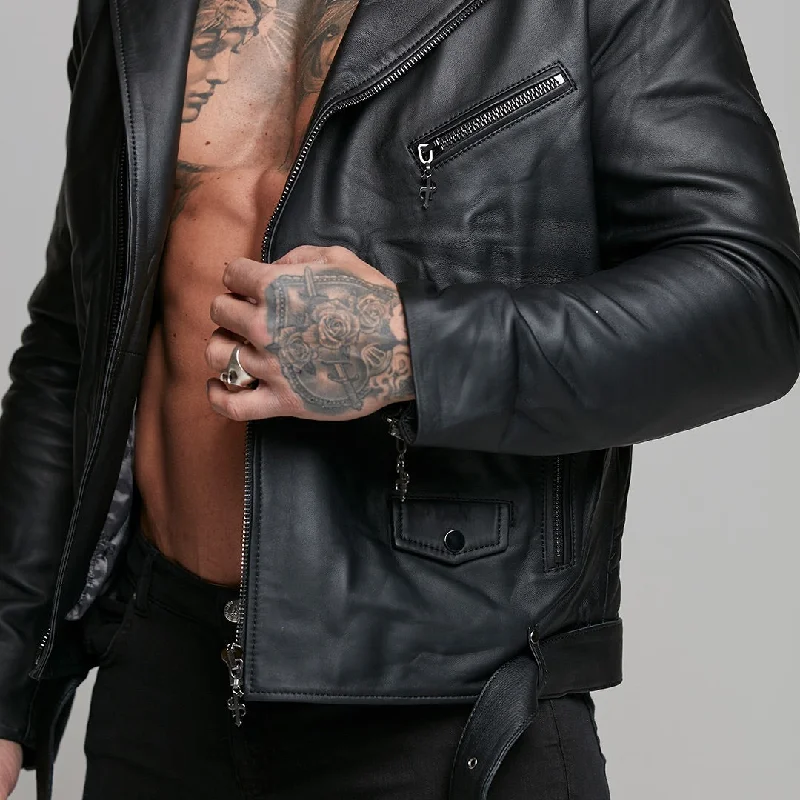 father-sons-black-leather-jacket-with-belt-detail-fsh313