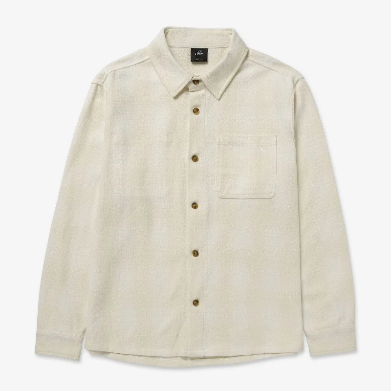 Foundations FW'23 Flannel Overshirt - Cream