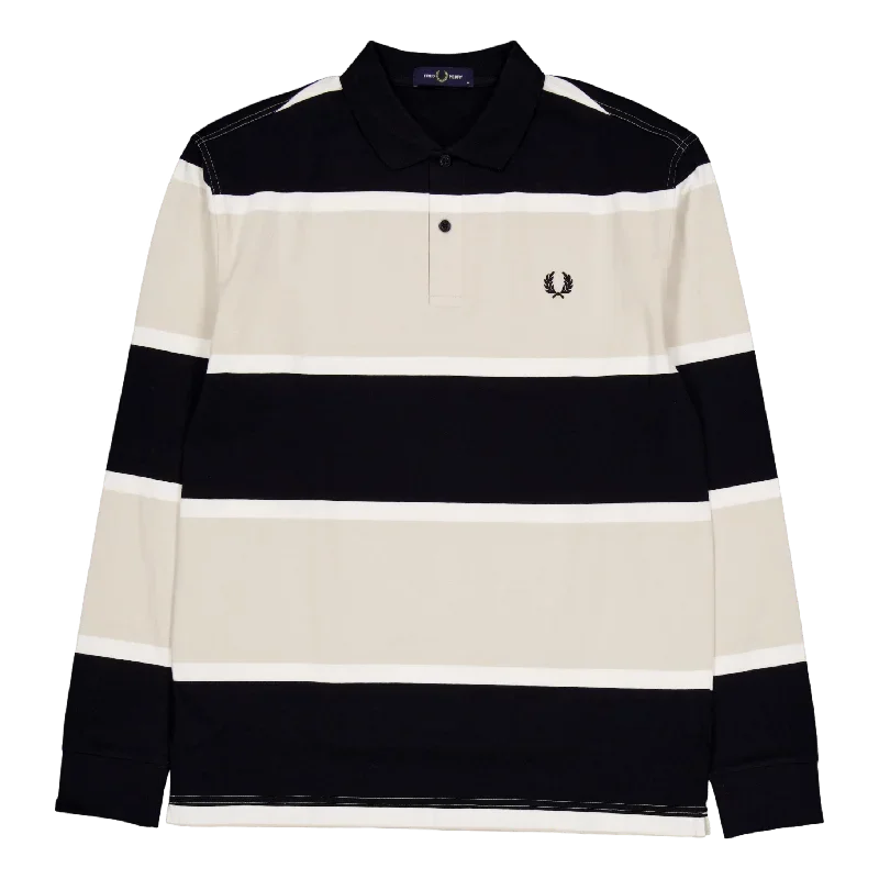 Relaxed Stripe Polo Shirt 691