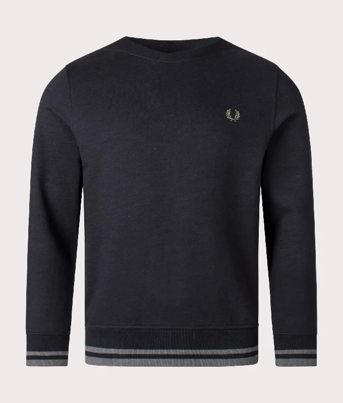 Rib Detail Sweatshirt